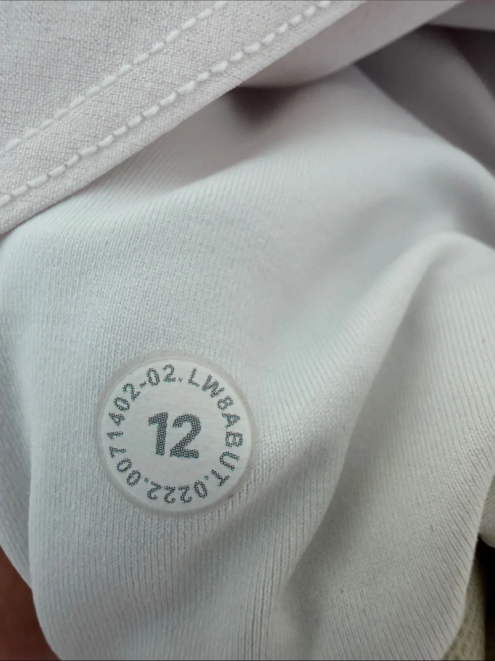 lululemon athletica wornout white layered skater skirt